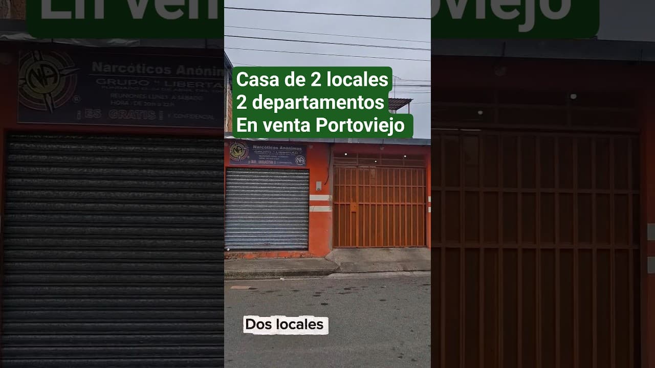 Video de Venta de Casa 4 Dormitorios y con 2 Locales en Portoviejo, Ecuador
