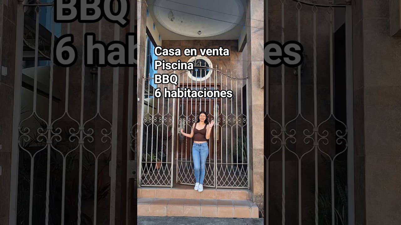 Video de Venta de Casa con 6 Dormitorios y Piscina en Portoviejo, Manabí