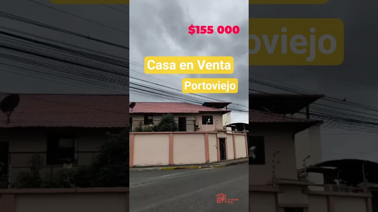 Video de Casa en venta con 10 habitaciones para negocio y vivienda Portoviejo, Manabí